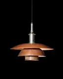 Poul Henningsen, Early Ceiling Light, Type 4/4 Shades