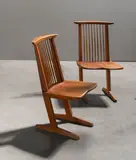 Untitled by George Nakashima, American black walnut, oak, offered Jun 2016