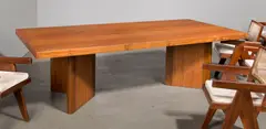 Pierre Jeanneret, Library table, circa 1955-56, teak