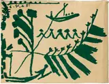 Méditerranée tapestry by Pablo Picasso, 1965, woven wool, sold Apr 2015
