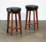 Pierre Jeanneret, Pair of Stools