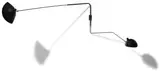Serge Mouille, Two arm wall applique, enameled aluminum, steel, brass