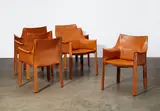 Mario Bellini, Set of six Cab armchairs