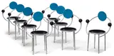 Michele de Lucchi, Set of eight First Chairs