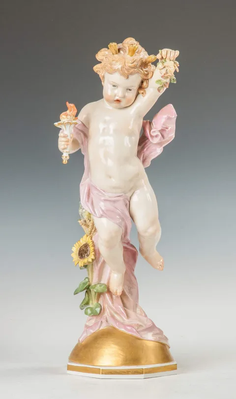 Porcelain Figure Day by Meissen, sold Sep 2015