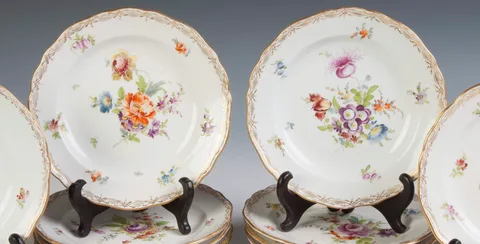 Meissen, Dessert Plates & Deep Dishes