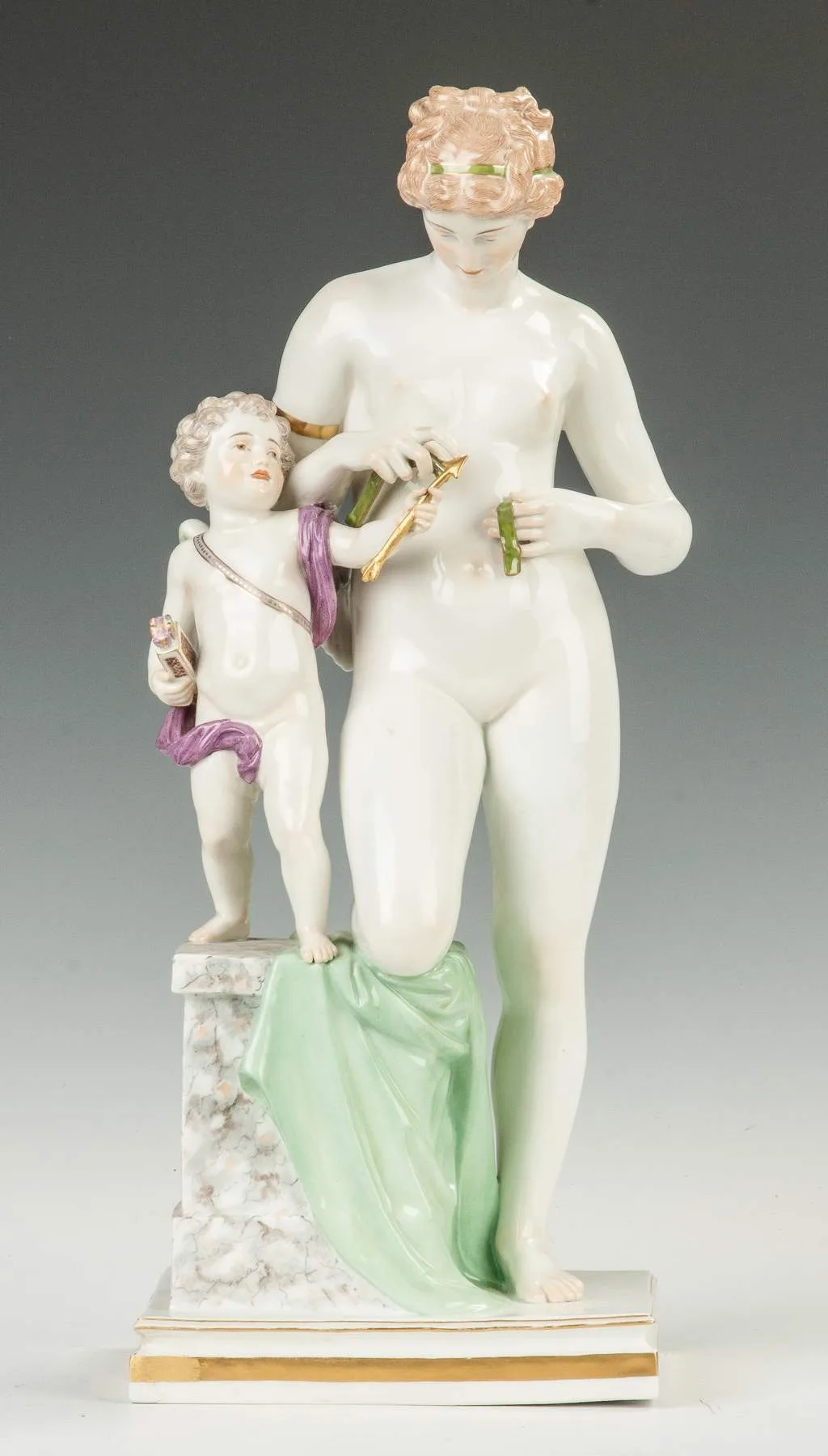 Venus with Cupid by Meissen, sold Sep 2016