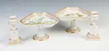 Royal Copenhagen, Flora Danica Compotes & Similar Candlesticks