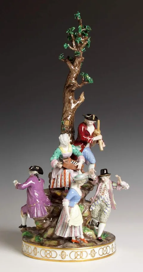Figural Group w/Musicians by Meissen, sold Nov 2013