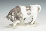 Royal Copenhagen, Porcelain Bull & Vase