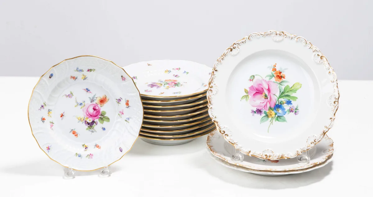 Luncheon Plates by Meissen, sold May 2026