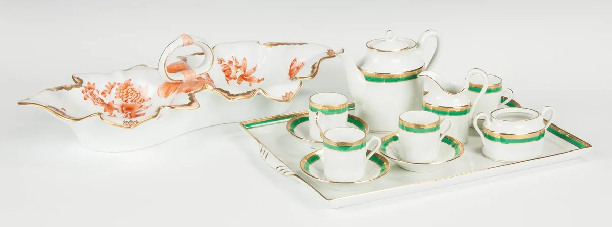 Handled Serving Dish by Herend, sold Nov 2015