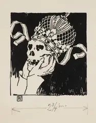 Vojtěch Preissig, Untitled, After 1910, Pen and ink on paper