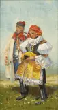 Joža Uprka, A Couple in Folk Costume