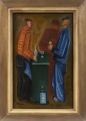 Josef Čapek, At the Bar, 1933, Oil on canvas
