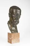Vincenc Makovský, A Bust of Tomáš Garrigue Masaryk, 1930s, Bronze on a marble base