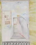 Antonín Hamsík, A Visit by Seashell, 1967, Oil on canvas