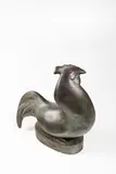 Vincenc Vingler, Rooster, 1960s, Patinated bronze