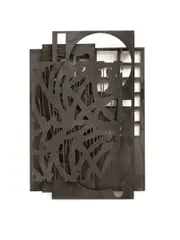 Michal Škapa, Composition III, 2018, Metal sheet, mixed media