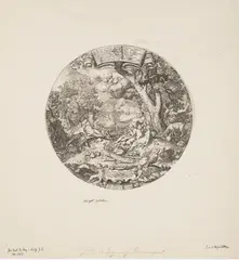 Johan Theodore De Bry, The Golden Age, 1603, Copper engraving on paper