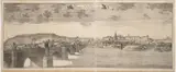 Carl Christian Schramm, Vista of Charles Bridge, 1735, Copper engraving on paper