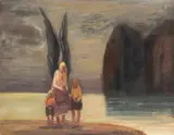 Janusz Lewandowski, Scena symboliczna (Anioł i dzieci)
