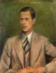 Henryk Hayden, Portret Paula Pétridèsa, 1934, 1934, olej, płótno