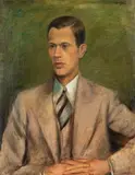 Henryk Hayden, Portret Paula Pétridèsa, 1934, 1934, olej, płótno
