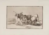 Francisco Goya, Stierkampf, 1816, Radierung und Aquatinta auf Papier
