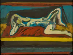 Norbert Tadeusz, Ohne Titel, 1966/93, Öl auf Holz