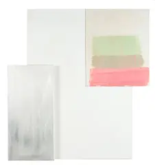 Bernard Cousinier, "Passeplan au paysage 15", 2015, Acryl über Aluminium, Stahl und Holz