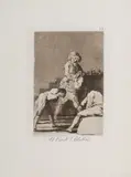 Francisco Goya, "Al Conde Palatino", 1868, Radierung und Aquatinta auf Papier