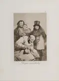 Francisco Goya, "Porque esonderlos?", 1868, Radierung und Aquatinta auf Papier