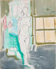 Norbert Tadeusz, Ohne Titel, 1984, Mischtechnik auf Leinwand