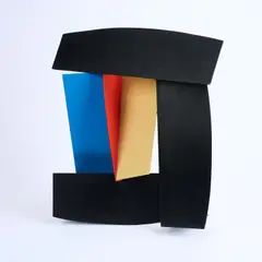 Alain Clément, 05 J 3S, 2005, Stahl, farbig lackiert
