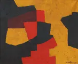 Serge Poliakoff, Composition abstraite, 1967, Mischtechnik auf Leinwand