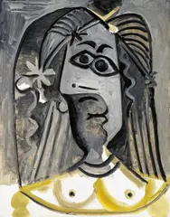 Pablo Picasso, Buste de femme, 1971, Öl auf Leinwand