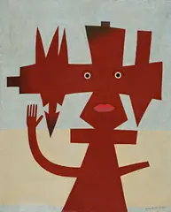 Victor Brauner, "Outil Spirituel III", 1959, Öl auf Leinwand