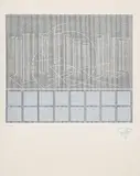 Jesús Rafael Soto, Écriture, 1979, Serigrafie auf Karton