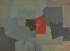 Serge Poliakoff, Composition grise, 1956, Öl auf Leinwand