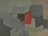 Serge Poliakoff, Composition grise, 1956, Öl auf Leinwand
