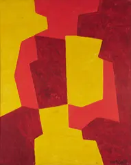 Serge Poliakoff, Composition abstraite, 1967, Öl auf Leinwand