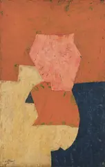 Serge Poliakoff, Composition, 1951/1954, Öl auf Leinwand