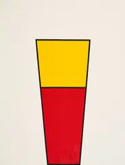 Floc'h, composition 26, 1993, Acryl auf Leinwand