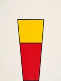 Floc'h, composition 26, 1993, Acryl auf Leinwand