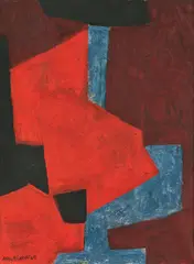 Serge Poliakoff, Composition abstraite, 1965, Öl auf Leinwand