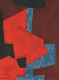 Serge Poliakoff, Composition abstraite, 1965, Öl auf Leinwand