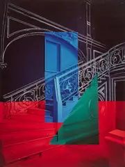 Georges Rousse, Genève, 1995, Cibachrome