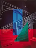 Georges Rousse, Genève, 1995, Cibachrome