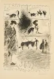 Pablo Picasso, Aus: Carnet de la Californie, 1959, Lithografie auf Arches